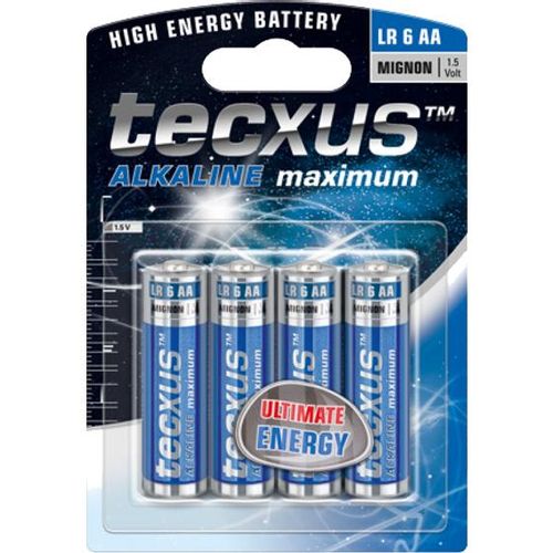 tecxus Baterija alkalna AA, 1.5V, blister pak. 4 kom - TC LR6 slika 2