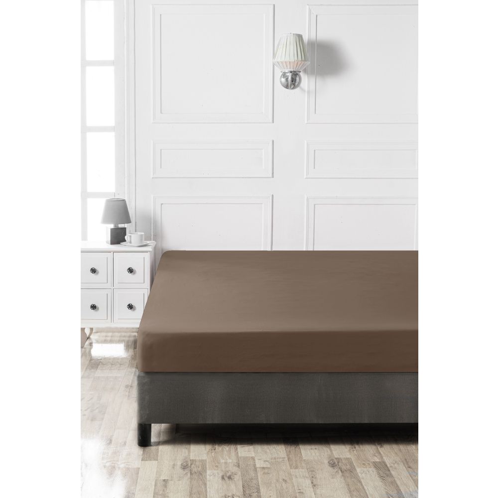 Ranforce King Fitted Sheet - Braon slika 3