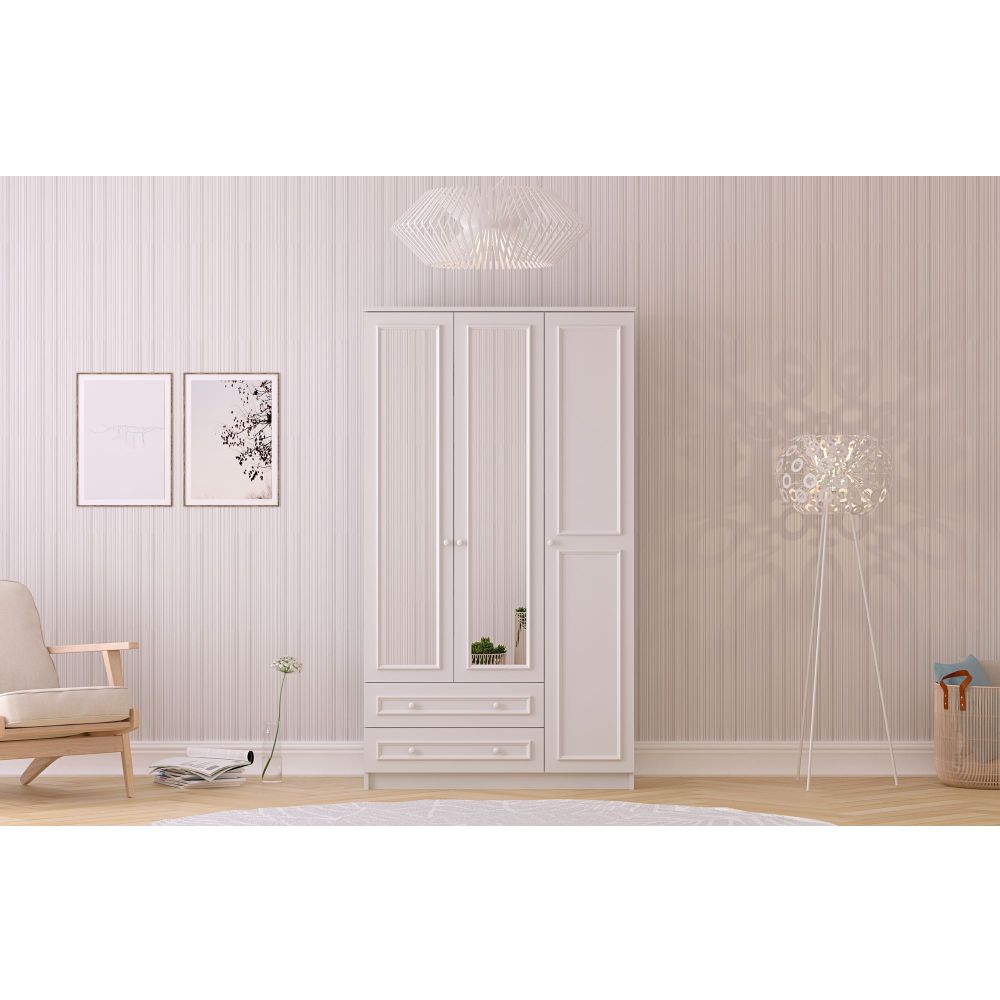 Rb-186 Matte White Ormar slika 2