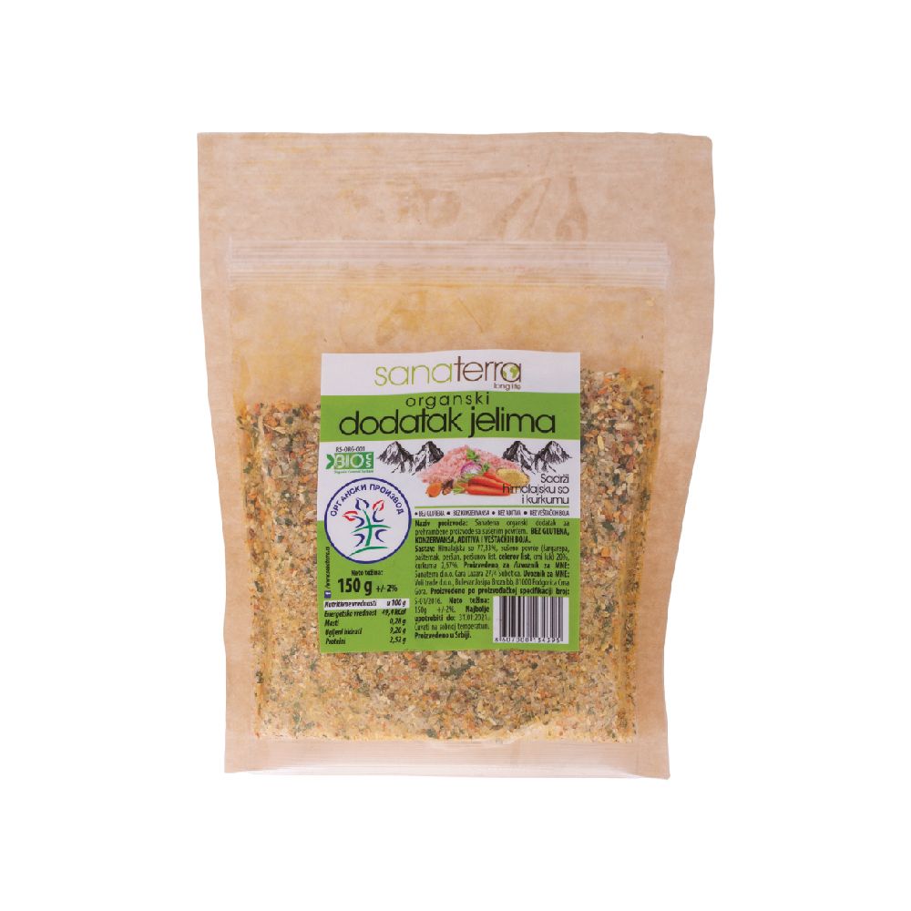 Sanaterra Organski dodatak jelima 150 g slika 1
