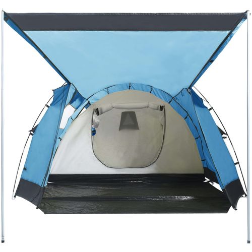 Tunelski šator za kampiranje za 4 osobe plavi slika 8