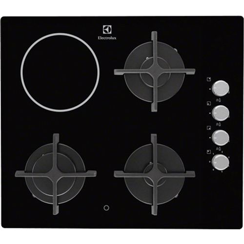 Electrolux EGE6182NOK Ugradna kombinovana plinska/staklokeramička ploča slika 1