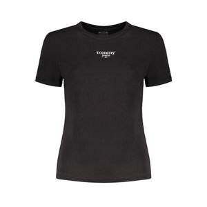 TOMMY HILFIGER WOMEN'S SHORT SLEEVE T-SHIRT BLACK