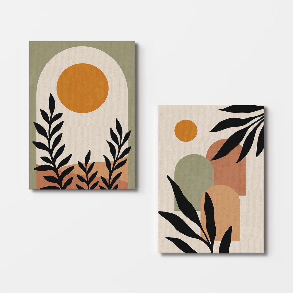 Dekorativno Platno Slikarstvo u Boji 50 x 70 cm (2 Dijela) slika 3
