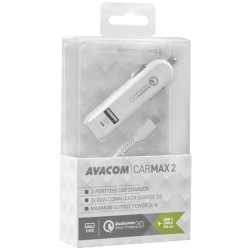 Avacom Autopunjač CarMAX2 s 2x Qualcomm Quick Charge slika 1