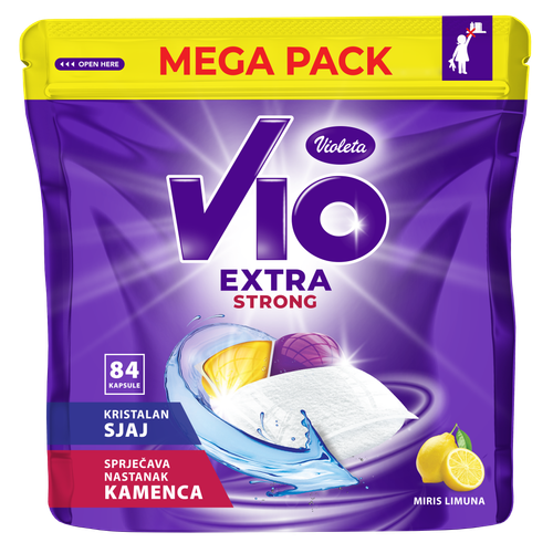 Violeta Vio kapsule za strojno pranje posuđa XXL 84/1 slika 1