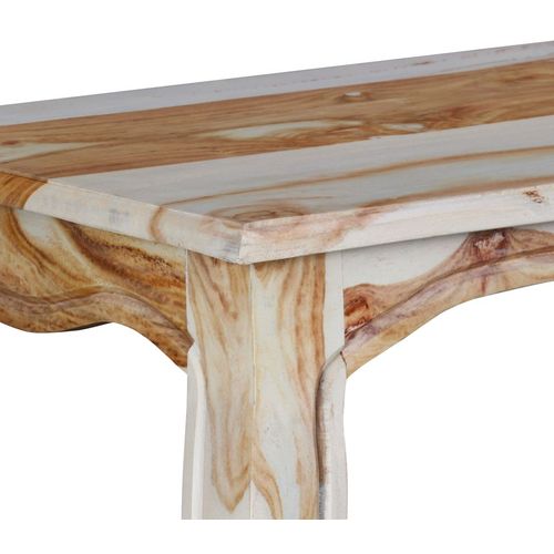 Konzolni stol od masivnog drva šišama 110 x 40 x 76 cm slika 35