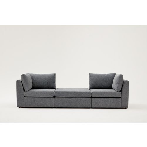 Atelier Del Sofa Kutna garnitura, Mottona Corner Sofa - Grey slika 3