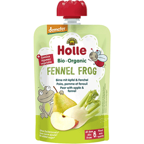Holle Pire od kruške, jabuke i komorača "Fennel frog" - Organski 100g  slika 1