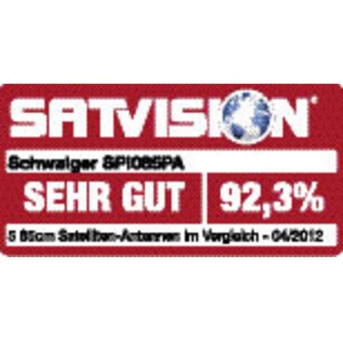 Schwaiger SPI085 satelitska antena 85 cm Material reflektirajuće površine: aluminij svijetlosiva slika 4