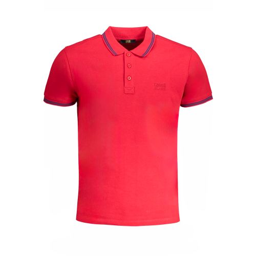 CAVALLI CLASS MEN'S SHORT SLEEVED POLO SHIRT RED slika 1