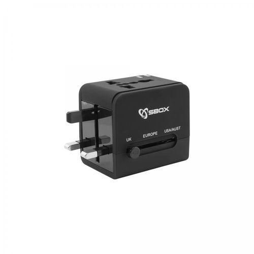 SBOX univerzalni putni adapter + USB punjač TA-23 slika 4