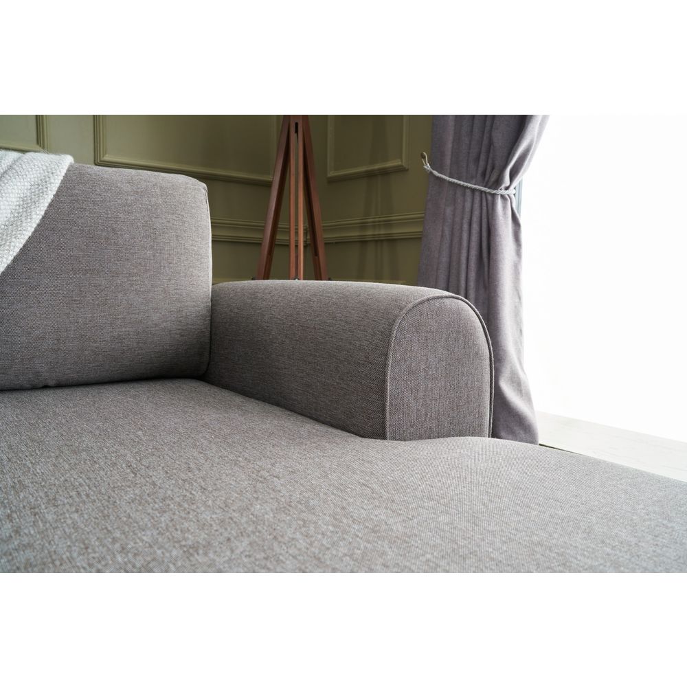 Belen - Smeđi Ugaoni Sofa-Krevet slika 4
