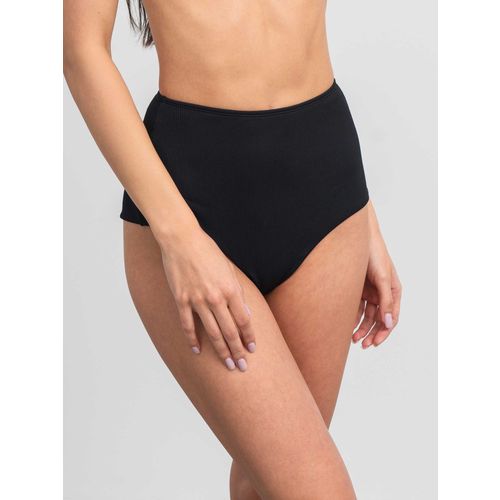 Veronica Rib Swimsuit Bottoms - CRNA slika 4