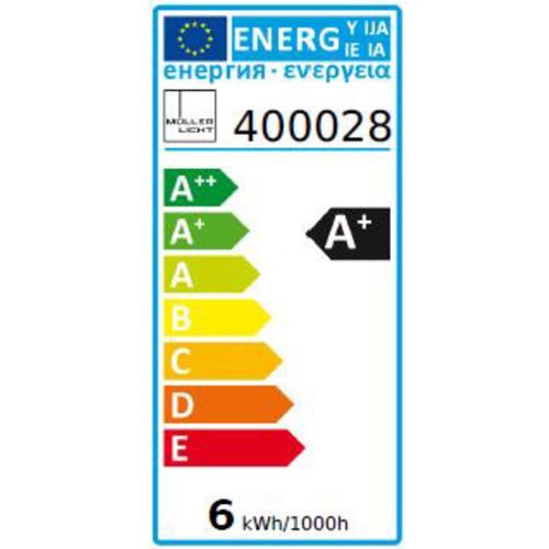 Müller-Licht 400028 LED Energetska učinkovitost 2021 F (A - G) E14 oblik kapi 5.5 W = 40 W toplo bijela (Ø x D) 45 mm x 80 mm prigušivanje osvjetljenja 1 St. slika 2