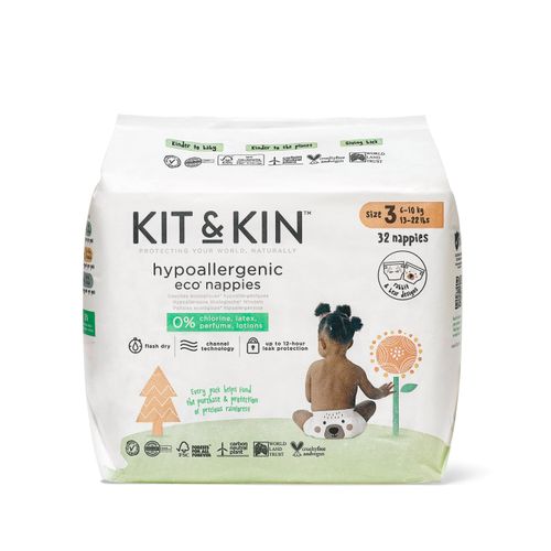 KIT&amp;KIN pelene veličina 3, (6-10 kg) 32 kom 54134N slika 6