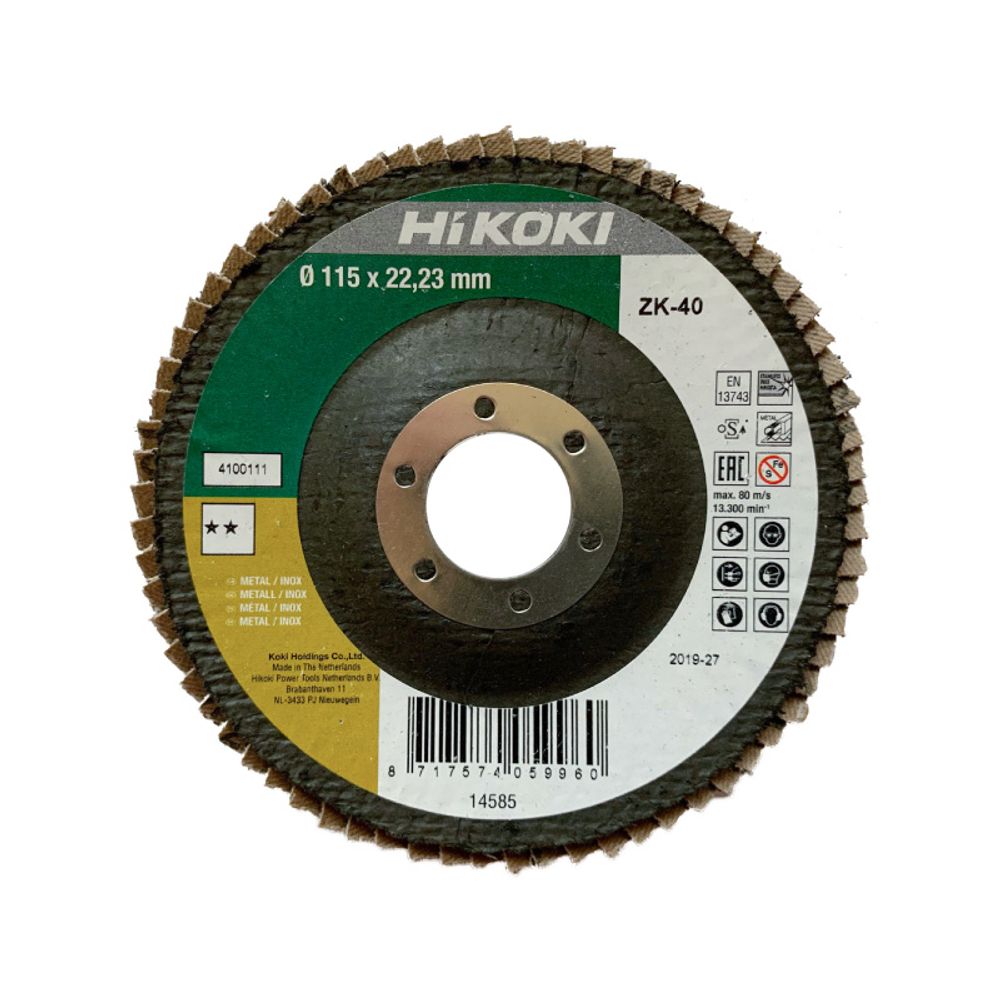 Hikoki lamelni disk 4100111 (115 mm; granulacija 40) slika 1