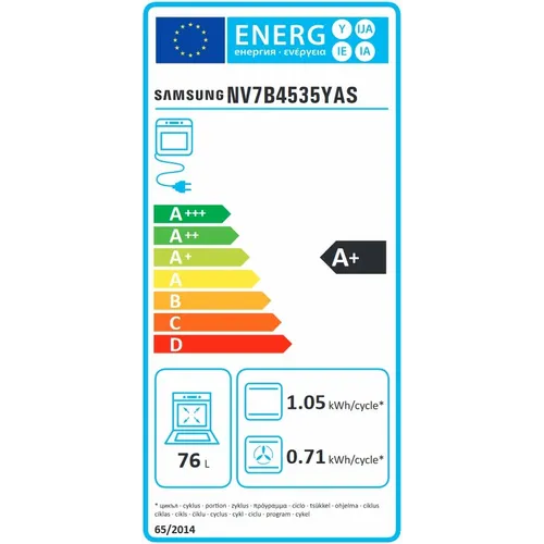 Samsung Ugradbena pećnica NV7B4535YAS/U3 - Dual Cook Flex slika 4