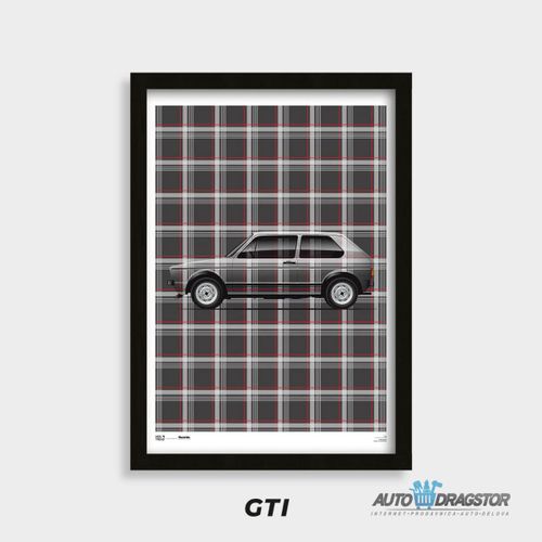 POSTER "VOLKSWAGEN GOLF 1 GTI" 50x70CM slika 1