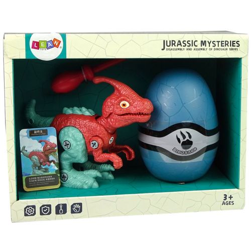 Set dinosaur Parasaurolophus s jajetom i dodacima slika 6