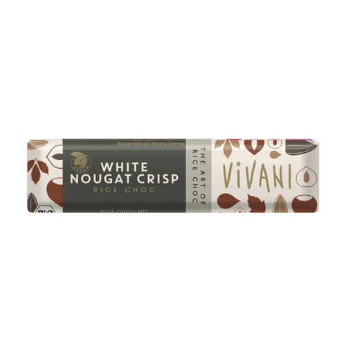 VIVANI Čokoladica bijela crisp nougat BIO 35g slika 1