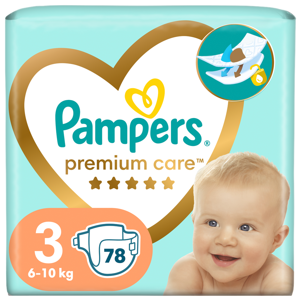 Pampers Premium Care pelene jumbo pakovanje slika 3