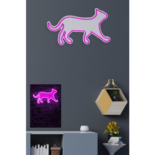 Wallity Ukrasna plastična LED rasvjeta, Kitty the Cat - Pink slika 11