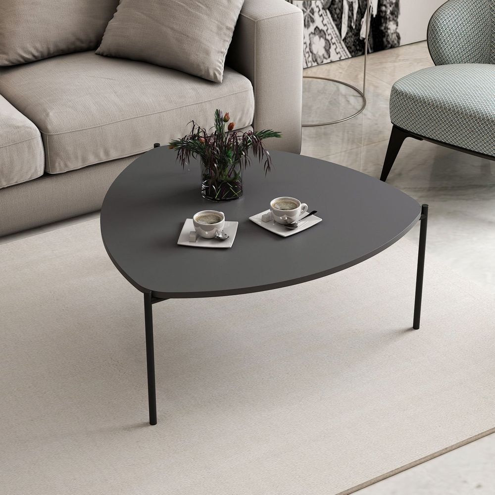 Kafa stol Lenny - Antracit boja slika 2