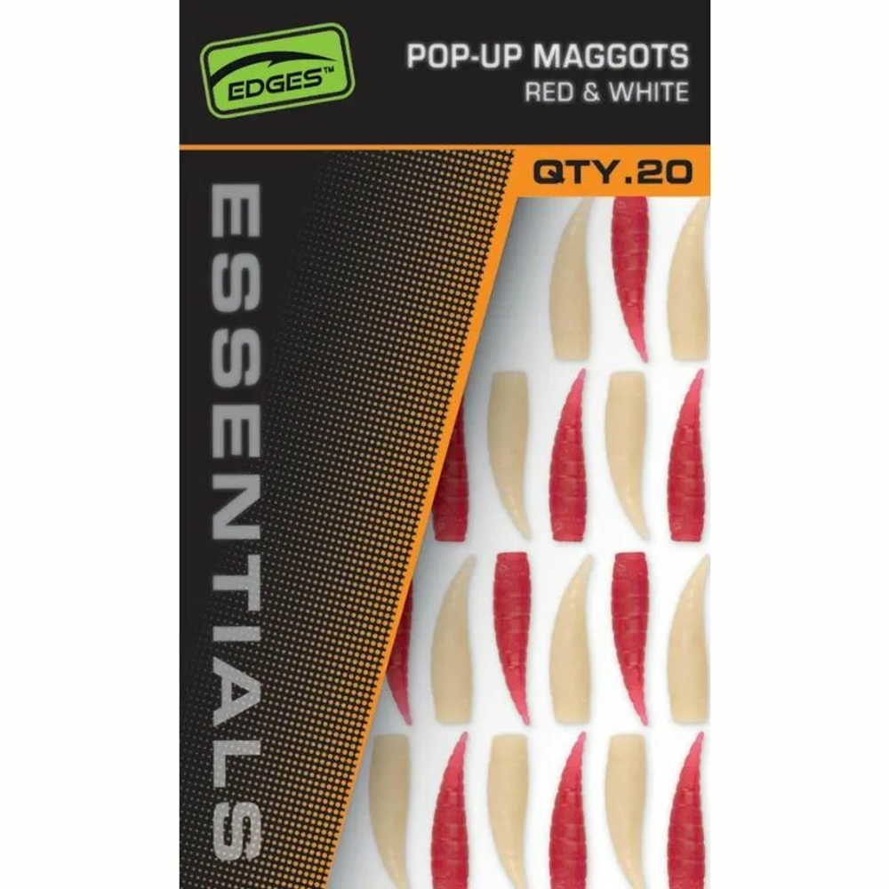 Fox Pop Up Maggots x 20 (10 red 10 white) (CAC858) slika 1