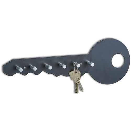 Zeller Držač za ključeve " Color ", crni,metal-alu, 13851 slika 1