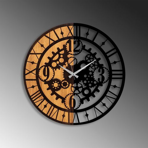 Wallity Ukrasni drveni zidni sat, Wooden Clock - 59 slika 4