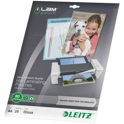 Leitz folija za laminiranje DIN A4 80 micron sjajna  25 St. slika 6