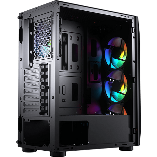 COUGAR | MX410 Mesh -G RGB | PC Case | Mid Tower / Mesh Front Panel with ARGB strips / 4 x ARGB Fans / 4mm TG Left Panel slika 9