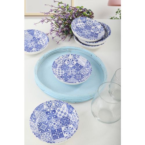 Hermia Concept Set posudica za umake, Blue Ring Snack - Sauce Bowl 13 Cm 6 Pieces - 17926 slika 2