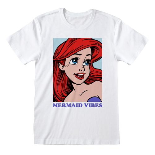 Majica Kratkih Rukava The Little Mermaid - Mermaid Vibes Bijela Uniseks slika 1