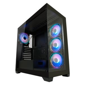 LC-Power Gaming 715B - Seamless_X, Crno ATX Gaming Kućište