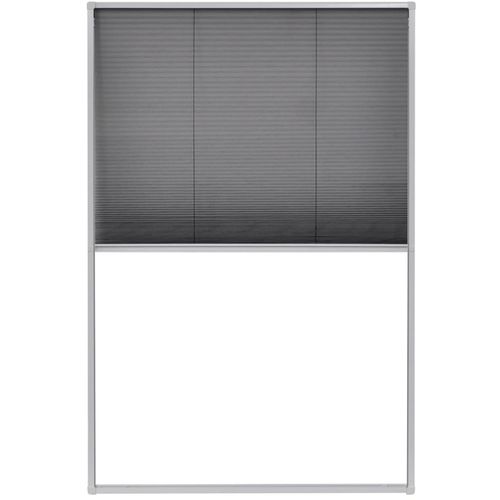 Plisirani Zaslon Protiv Insekata za Prozore Aluminijski 80x120 cm slika 30