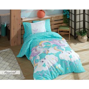 Magical - Blue Blue
White
Yellow
Pink Poplin Single Quilt Cover Set