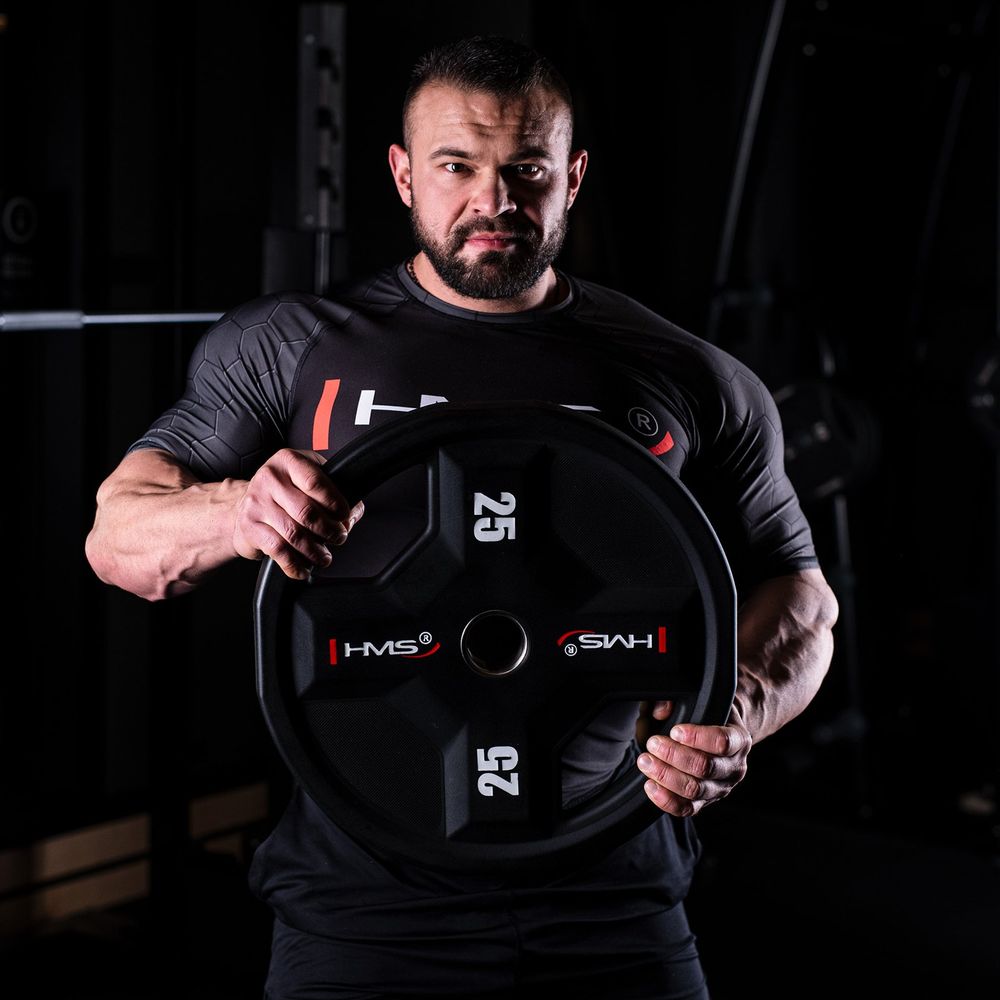 Tpc25 olimpijska poliuretanska ploča cpu 25 kg hms slika 2