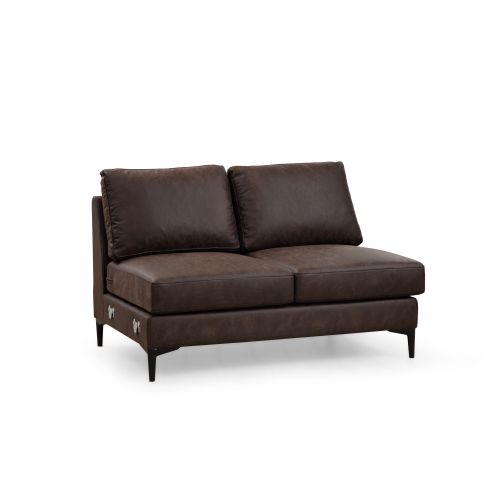 Atelier Del Sofa Kutna garnitura, Smeđa, Porto Corner (EOT-C-02-CHL) - Brown slika 9