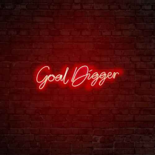 Wallity Ukrasna plastična LED rasvjeta, Goal Digger - Red slika 10