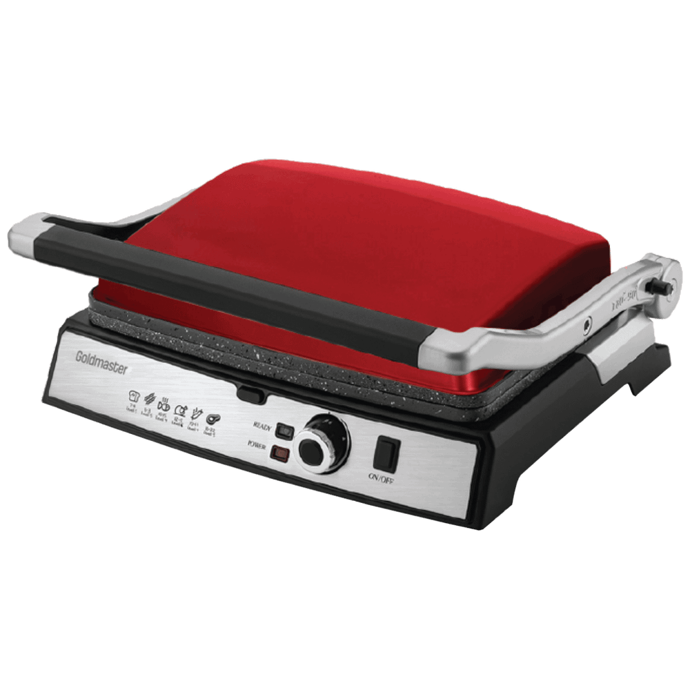 Goldmaster Grill kontaktni, granitni premaz, otvaranja za 180°, 2000W - GM-7450K Tostmix - Red slika 1