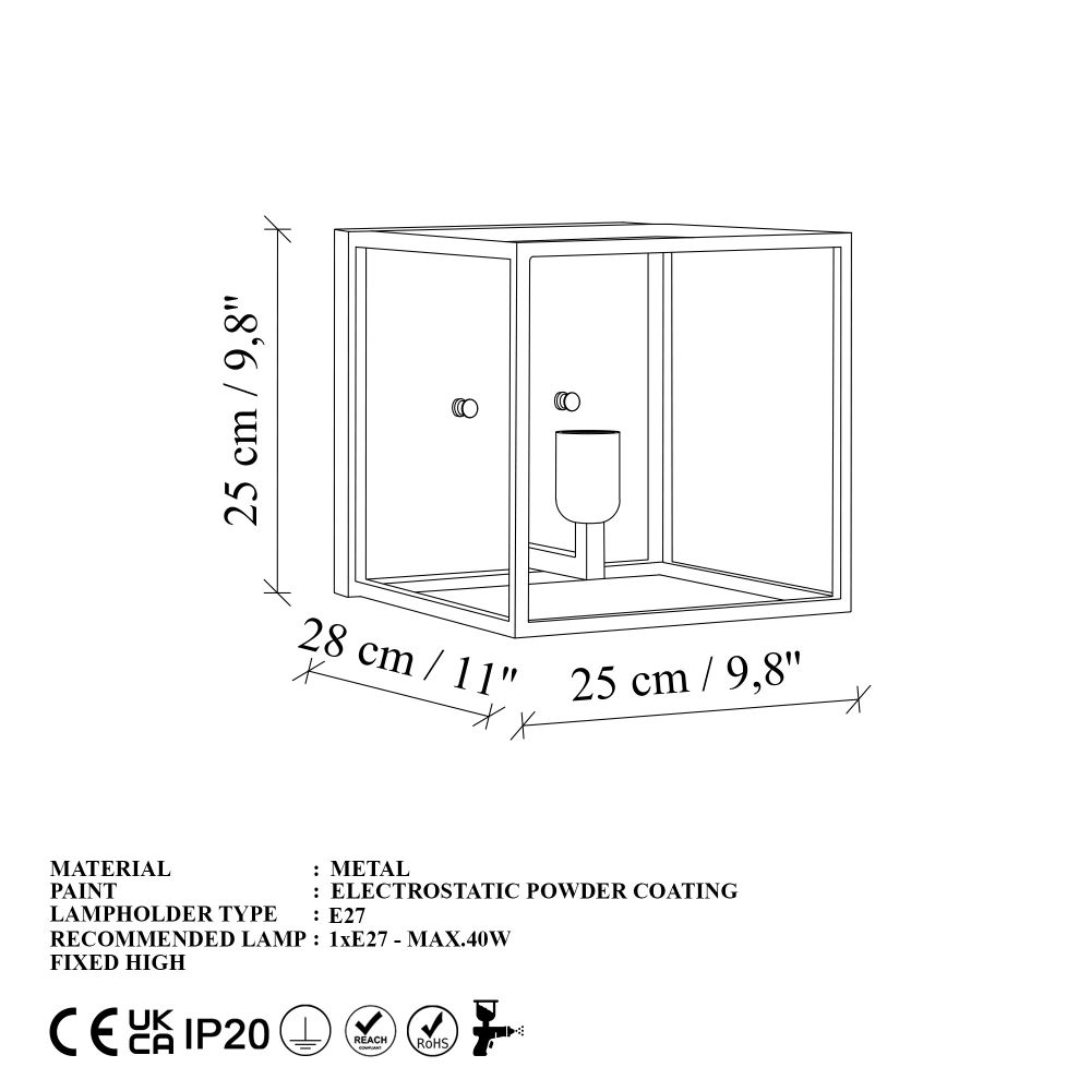 Zidna Lampa Kafes - 13751 slika 9