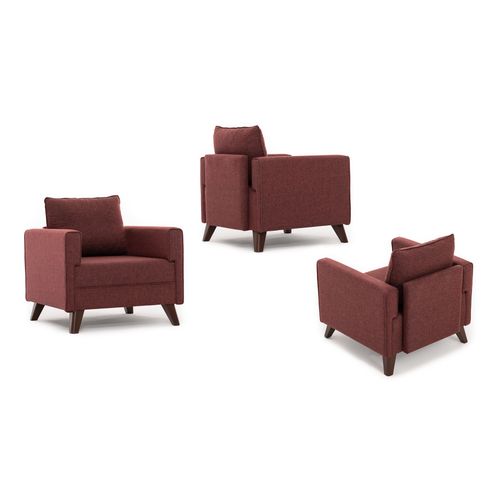 Atelier Del Sofa Fotelja BELLA crvena, Bella Armchair - Claret Red slika 6