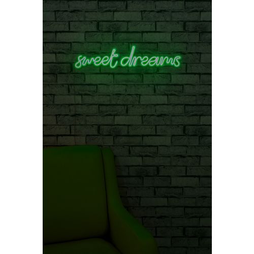 Wallity Ukrasna plastična LED rasvjeta, Sweet Dreams - Green slika 3