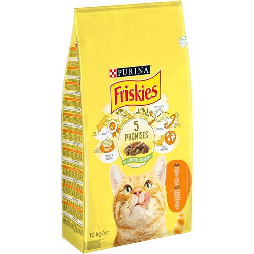 Friskies suha hrana za mačke s Piletinom i povrćem 10 kg XXL slika 1