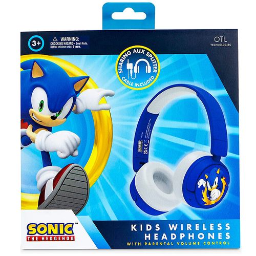 Sonic the Hedgehog wireless kids headphones slika 6