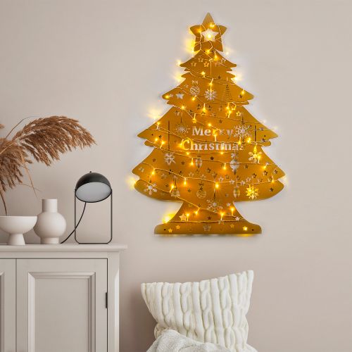 Wallity Metalna zidna dekoracija, XMASGOLD - 031 slika 2