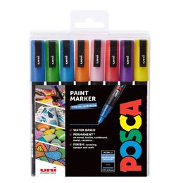 UNI POSCA marker pc-3m šljokaste boje 8/1