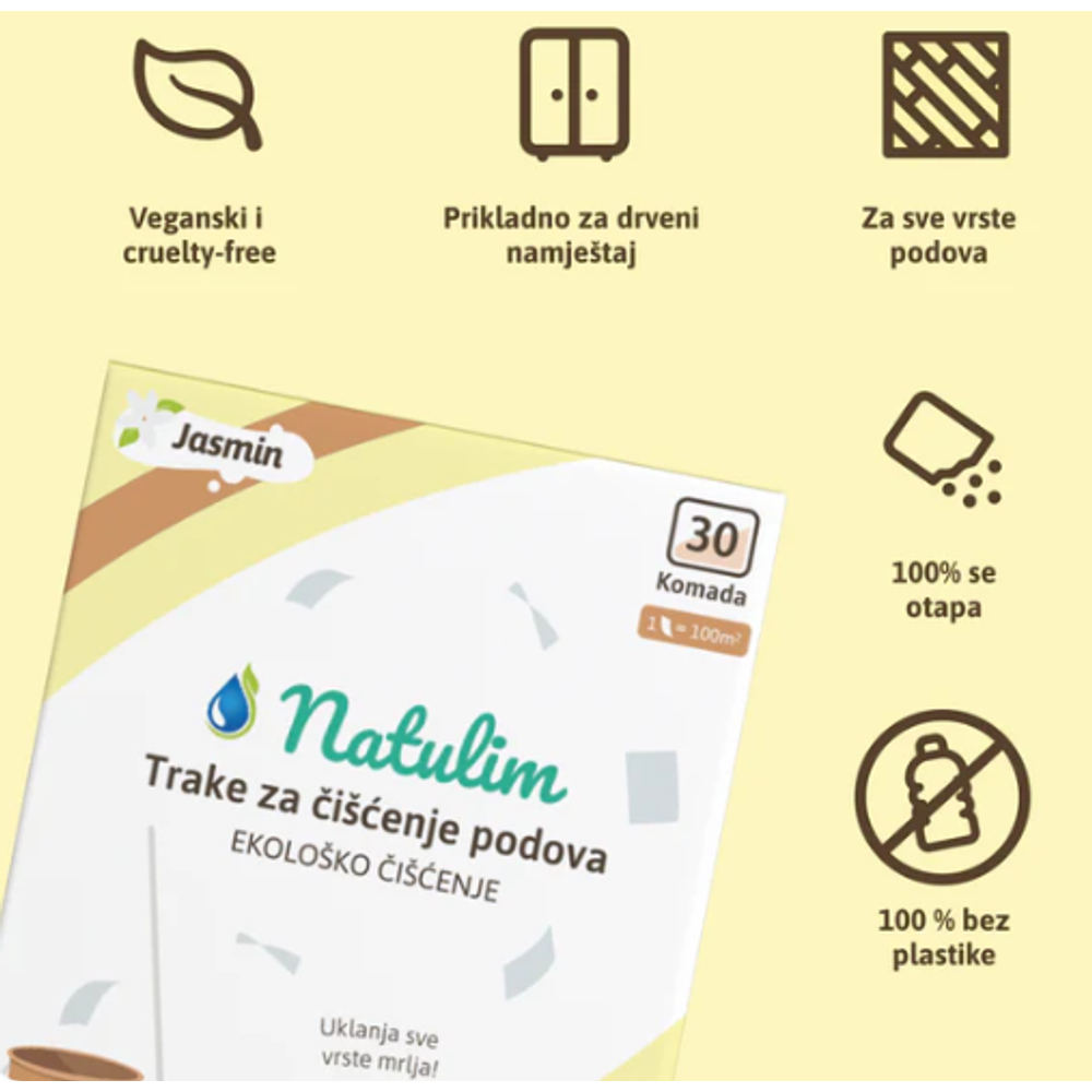 Natulim Eko trakice za pranje rublja (40 pranja) - Lavanda slika 2